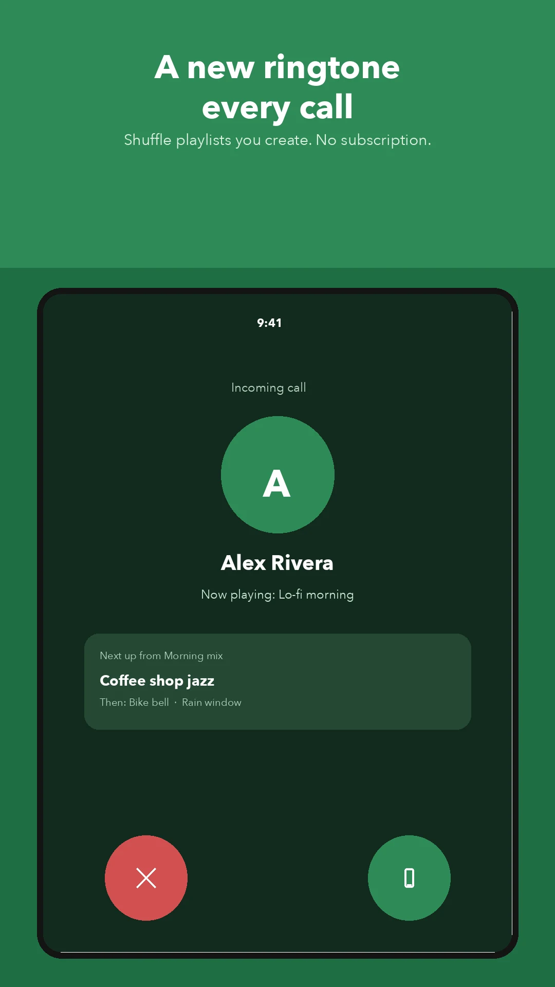 Ringtones Shuffle - Call & App screenshot
